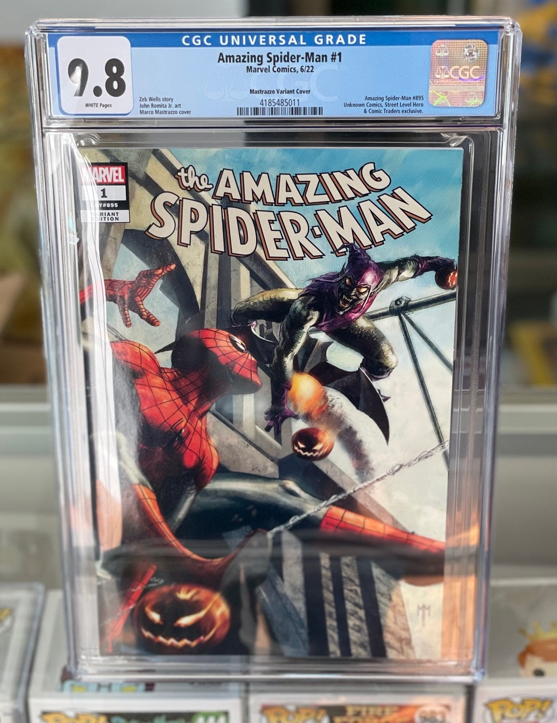 CGC Graded 9.8 - The Amazing Spider-Man #1 (Marco Mastrazzo Trade Variant)