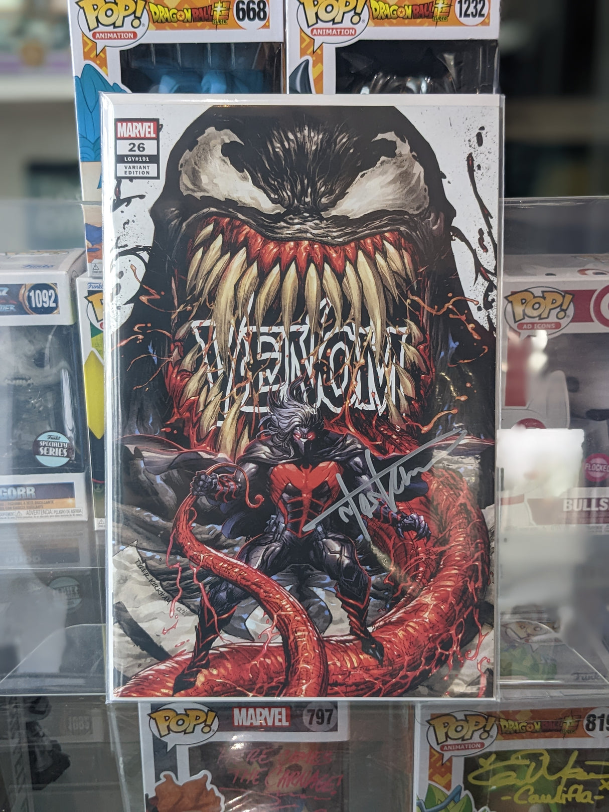 Venom (2018) #26 Tyler Kirkham Trade Variant C - Signed by Tyler Kirkham w/ COA