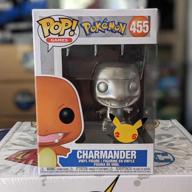 Charmander (silver) Pop! - PCA Designer Toys