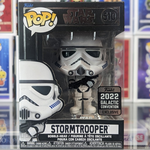 Stormtrooper Pop! 2022 Galactic Convention exclusive [DAMAGED] 6/10