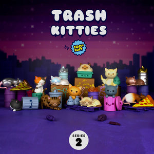 100% Soft Trash Kitties full lineup of figures