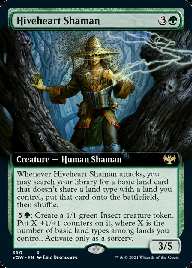 Hiveheart Shaman (Extended Art) [Innistrad: Crimson Vow] - PCA Designer Toys