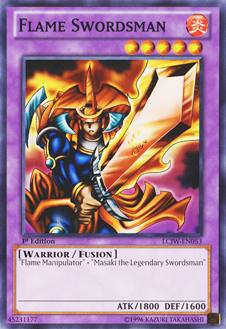 Flame Swordsman [LCJW-EN053] Common - PCA Designer Toys