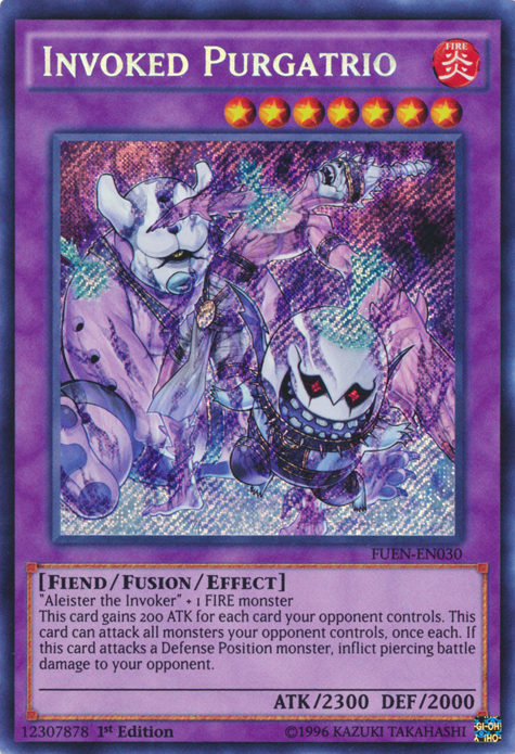 Invoked Purgatrio [FUEN-EN030] Secret Rare - PCA Designer Toys