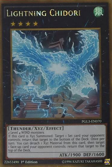 Lightning Chidori [PGL3-EN070] Gold Rare - PCA Designer Toys