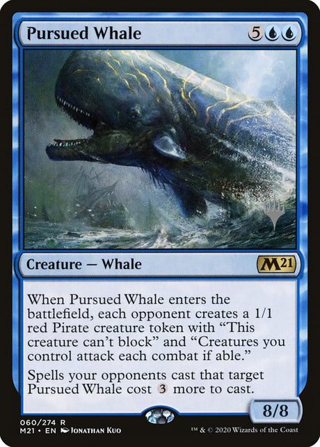 Pursued Whale (Promo Pack) [Core Set 2021 Promos] - PCA Designer Toys