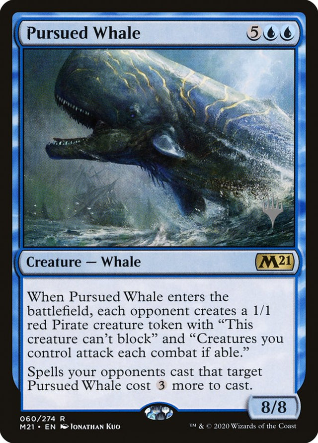 Pursued Whale (Promo Pack) [Core Set 2021 Promos] - PCA Designer Toys