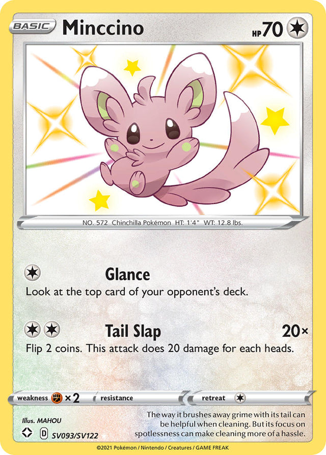 Minccino (SV093/SV122) [Sword & Shield: Shining Fates] - PCA Designer Toys