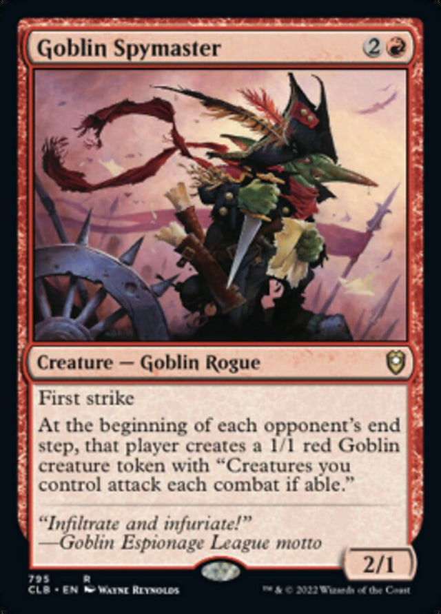 Goblin Spymaster [Commander Legends: Battle for Baldur's Gate] - PCA Designer Toys