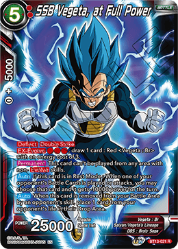 SSB Vegeta, at Full Power (Rare) (BT13-021) [Supreme Rivalry] - PCA Designer Toys