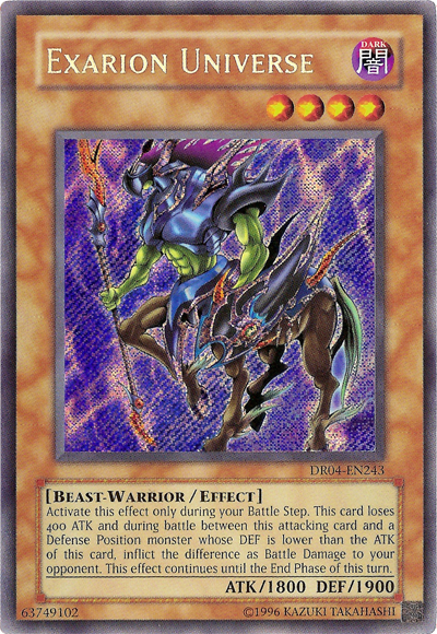 Exarion Universe [DR04-EN243] Secret Rare - PCA Designer Toys