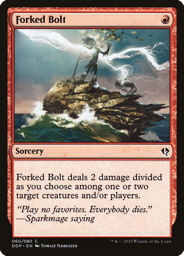 Forked Bolt [Duel Decks: Zendikar vs. Eldrazi] - PCA Designer Toys