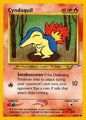 Cyndaquil (61/105) [Neo Destiny Unlimited] - PCA Designer Toys
