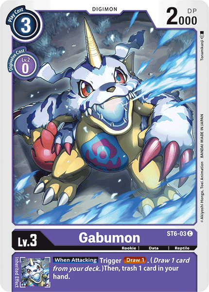 Gabumon [ST6-03] [Starter Deck: Venomous Violet] - PCA Designer Toys
