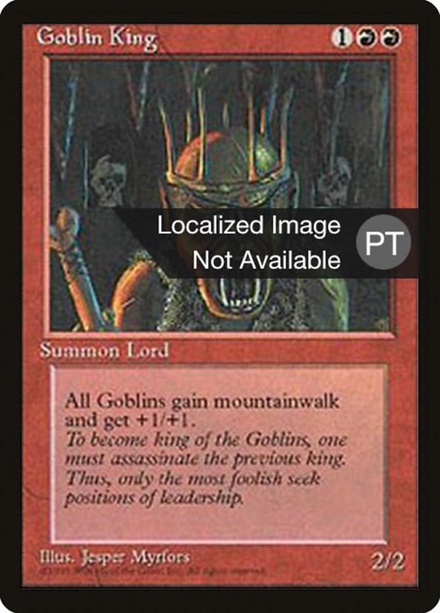 Goblin King [Fourth Edition (Foreign Black Border)] - PCA Designer Toys