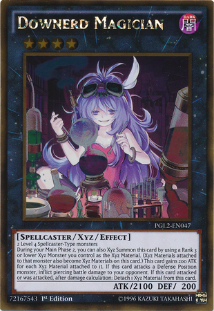 Downerd Magician [PGL2-EN047] Gold Rare - PCA Designer Toys