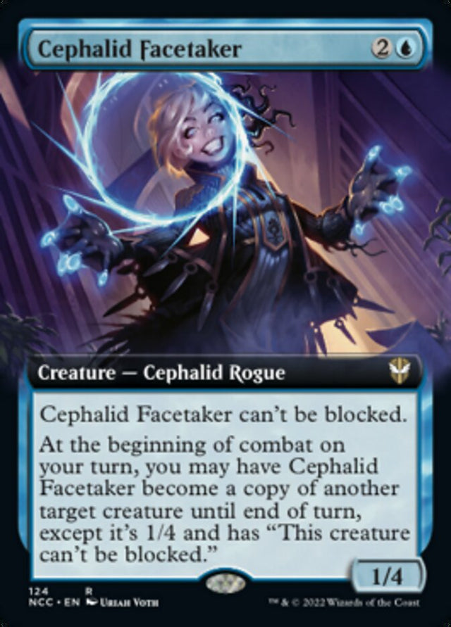 Cephalid Facetaker (Extended Art) [Streets of New Capenna Commander] - PCA Designer Toys
