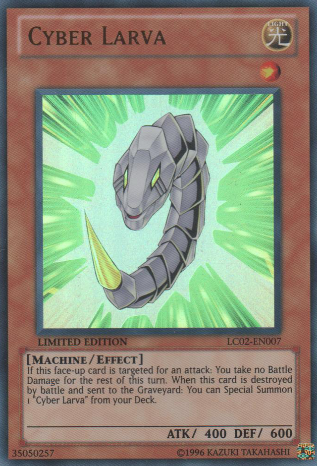 Cyber Larva [LC02-EN007] Ultra Rare - PCA Designer Toys