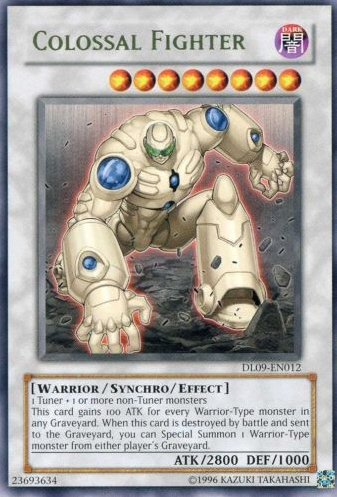 Colossal Fighter (Green) [DL09-EN012] Rare - PCA Designer Toys
