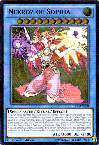 Nekroz of Sophia (UTR) [CROS-EN038] Ultimate Rare - PCA Designer Toys