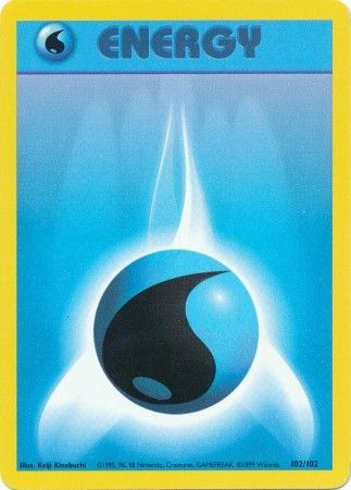 Water Energy (102/102) [Base Set Unlimited] - PCA Designer Toys