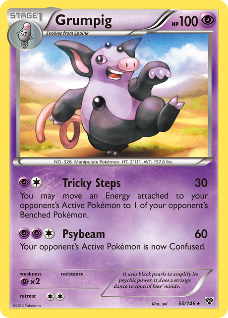 Grumpig (50/146) [XY: Base Set] - PCA Designer Toys