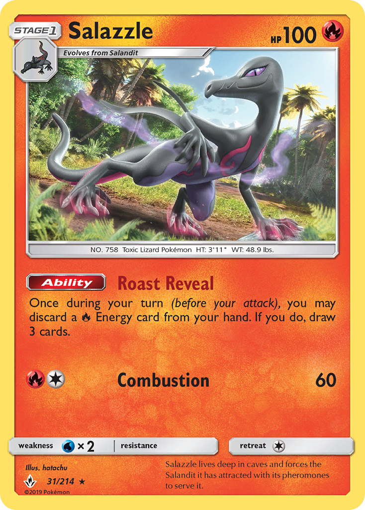 Salazzle (31/214) [Sun & Moon: Unbroken Bonds]