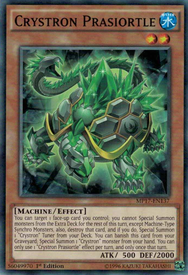 Crystron Prasiortle [MP17-EN137] Common - PCA Designer Toys