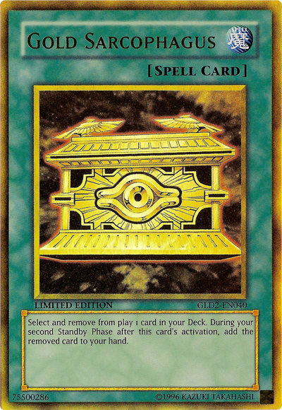 Gold Sarcophagus [GLD2-EN040] Gold Rare - PCA Designer Toys