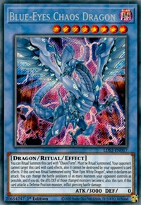 Blue-Eyes Chaos Dragon [LDS2-EN017] Secret Rare - PCA Designer Toys