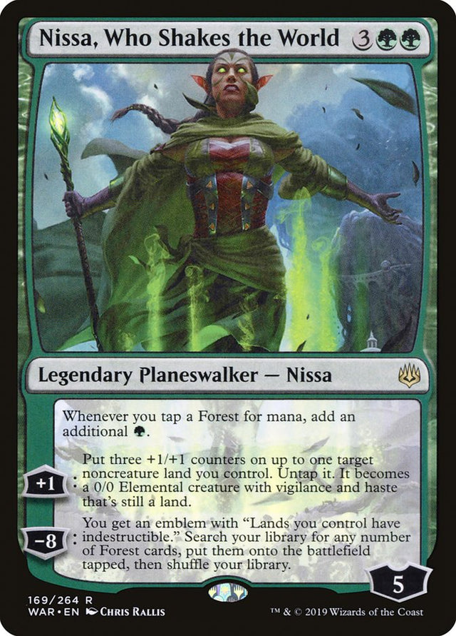 Nissa, Who Shakes the World [War of the Spark] - PCA Designer Toys