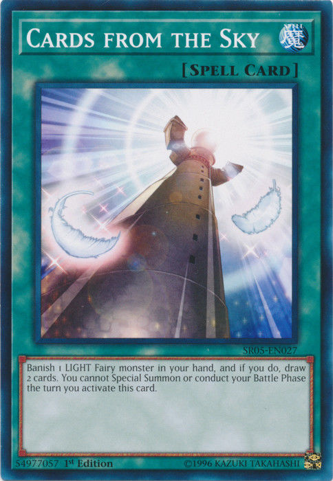 Cards from the Sky [SR05-EN027] Common - PCA Designer Toys