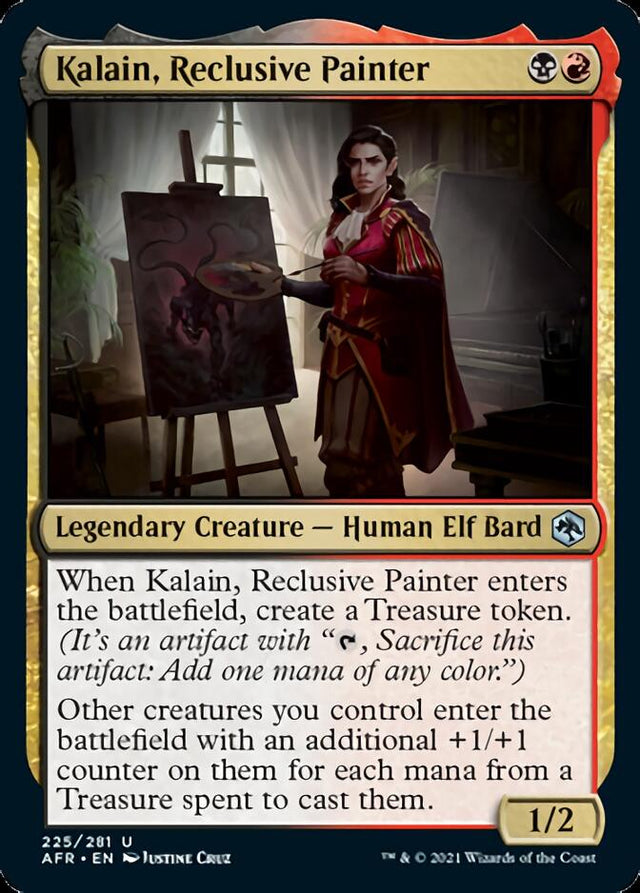 Kalain, Reclusive Painter [Dungeons & Dragons: Adventures in the Forgotten Realms] - PCA Designer Toys
