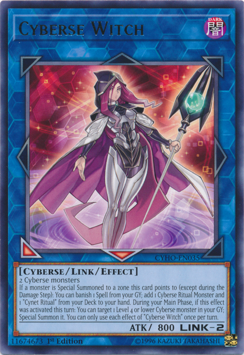 Cyberse Witch [CYHO-EN035] Rare - PCA Designer Toys