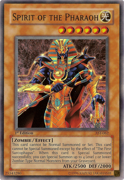 Spirit of the Pharaoh [AST-062] Ultra Rare - PCA Designer Toys