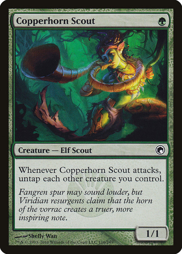 Copperhorn Scout [Scars of Mirrodin] - PCA Designer Toys