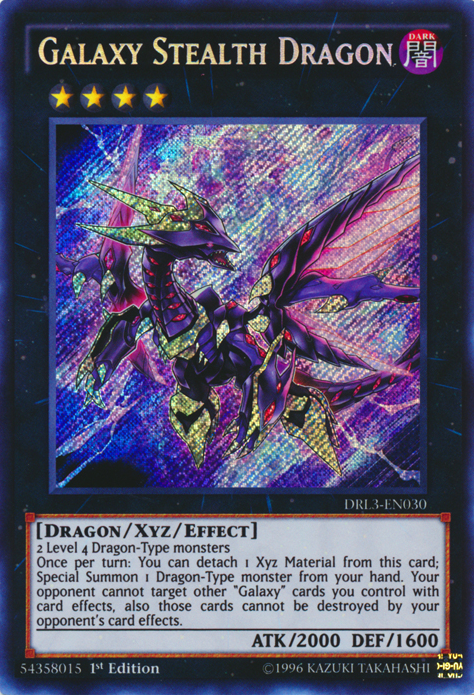 Galaxy Stealth Dragon [DRL3-EN030] Secret Rare - PCA Designer Toys