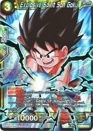 Explosive Spirit Son Goku (BT3-088) [Cross Worlds] - PCA Designer Toys