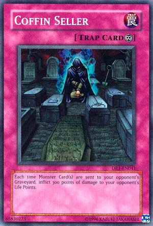 Coffin Seller [DR1-EN041] Super Rare - PCA Designer Toys