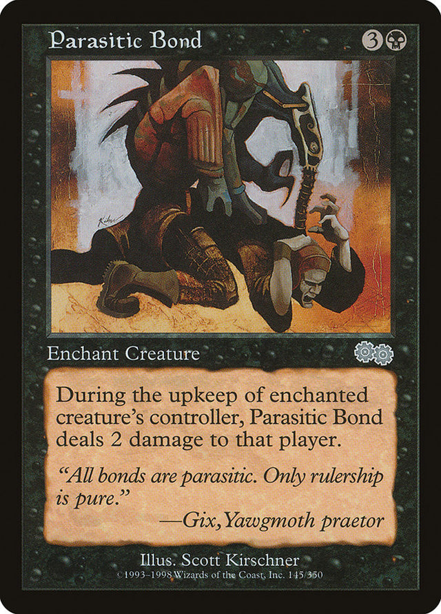 Parasitic Bond [Urza's Saga] - PCA Designer Toys