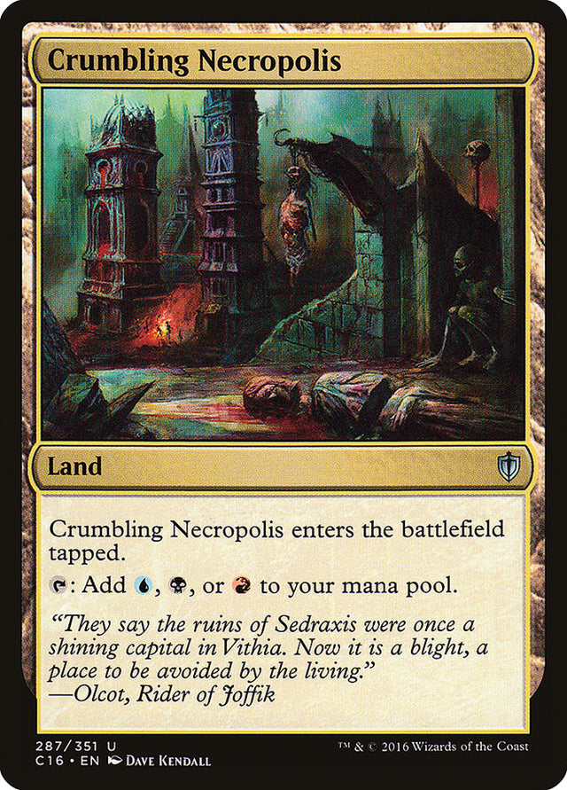 Crumbling Necropolis [Commander 2016] - PCA Designer Toys