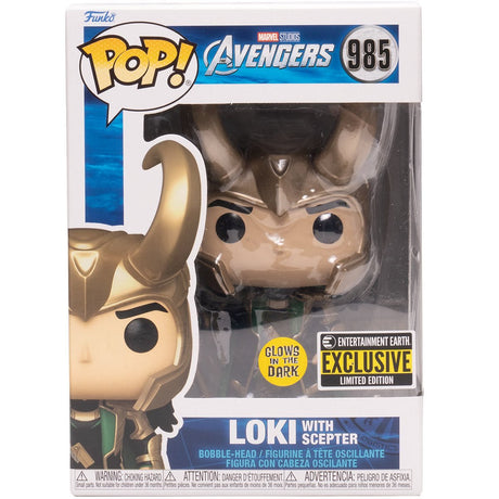 Loki with Scepter Pop! EE Exclusive - PCA Designer Toys