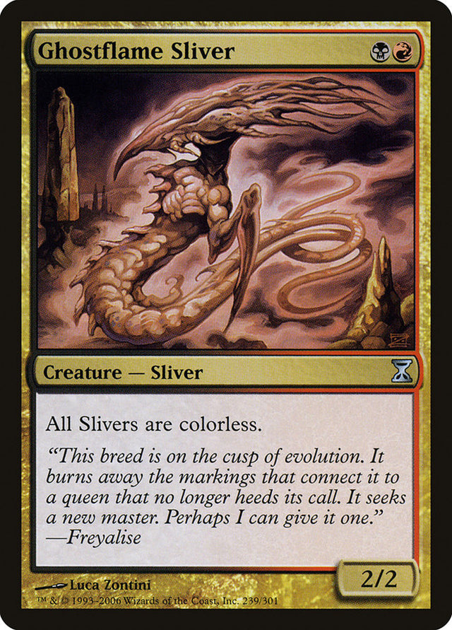 Ghostflame Sliver [Time Spiral] - PCA Designer Toys