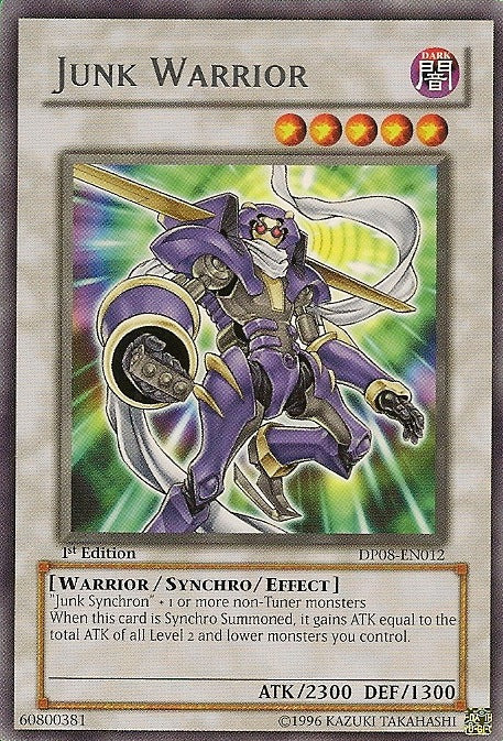 Junk Warrior [DP08-EN012] Rare - PCA Designer Toys