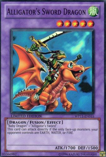 Alligator's Sword Dragon [WP11-EN015] Super Rare - PCA Designer Toys