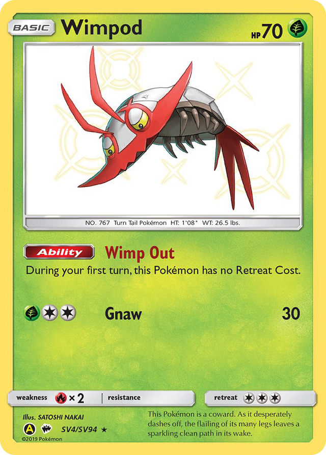 Wimpod (SV4/SV94) [Sun & Moon: Hidden Fates - Shiny Vault] - PCA Designer Toys