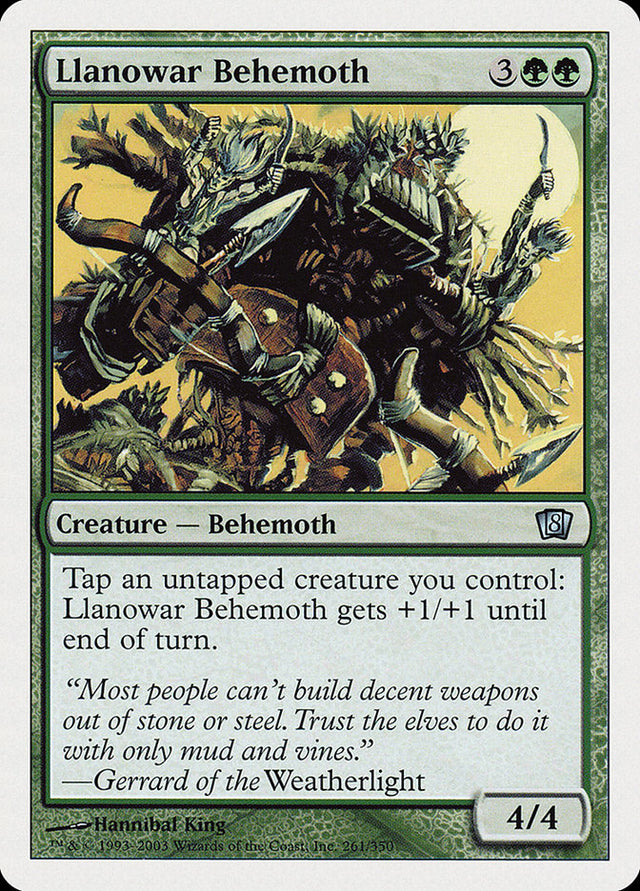 Llanowar Behemoth [Eighth Edition] - PCA Designer Toys