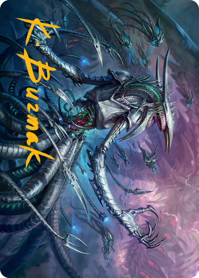 Jin-Gitaxias Art Card (Gold-Stamped Signature) [March of the Machine Art Series]