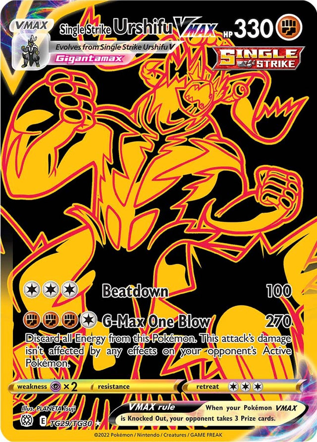 Single Strike Urshifu VMAX (TG29/TG30) [Sword & Shield: Brilliant Stars] - PCA Designer Toys