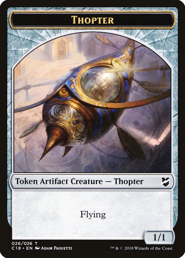 Thopter Token (026/026) [Commander 2018 Tokens] - PCA Designer Toys